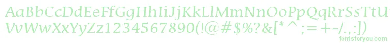 More about MiraraeBt Font MiraraeBt Font – Green Fonts on White Background