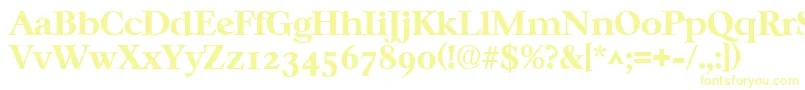 CasablancaBold Font – Yellow Fonts