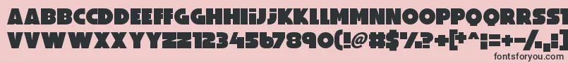 More about PerfectPrincess Font PerfectPrincess Font – Black Fonts on Pink Background