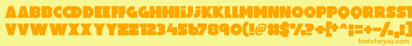 More about PerfectPrincess Font PerfectPrincess Font – Orange Fonts on Yellow Background