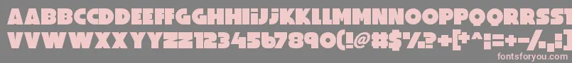 PerfectPrincess Font – Pink Fonts on Gray Background