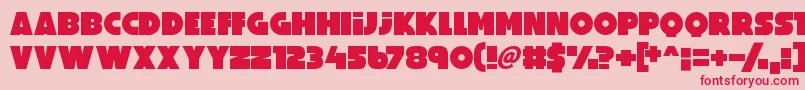 More about PerfectPrincess Font PerfectPrincess Font – Red Fonts on Pink Background