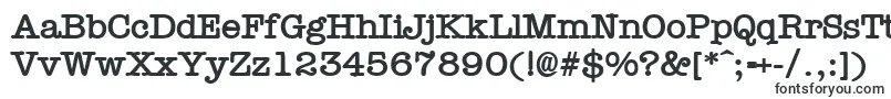 TypewrB-fontti – Alkavat T:lla olevat fontit