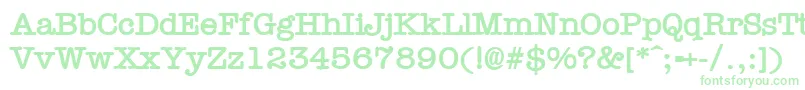 TypewrB Font – Green Fonts