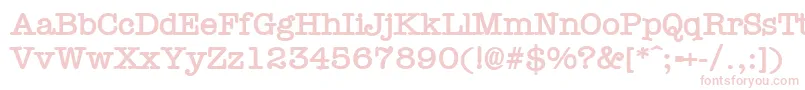 TypewrB Font – Pink Fonts