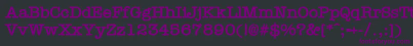 More about TypewrB Font TypewrB Font – Purple Fonts on Black Background