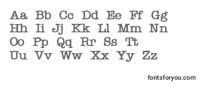 TypewrB-fontti