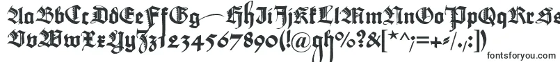 Шрифт Maximilianzierbuchstaben – шрифты для VK