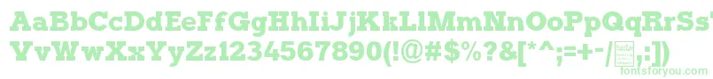 TyposterDemo Font – Green Fonts on White Background