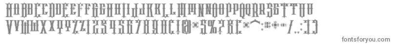 フォントPhoenixRegular – 白い背景に灰色の文字