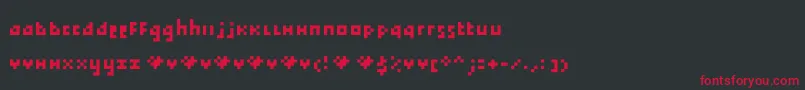 Tokayz Font – Red Fonts on Black Background