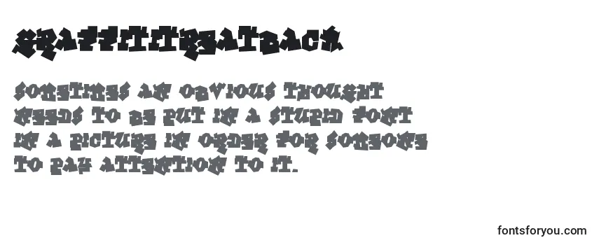 Review of the GraffitiTreatBack Font