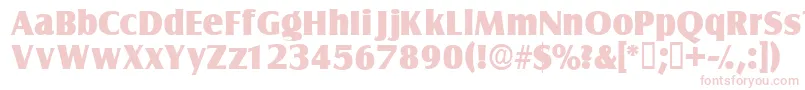 Nautodisplayssk Font – Pink Fonts on White Background