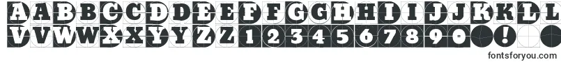 Gridconcretedue-Schriftart – Schriftarten, die mit G beginnen