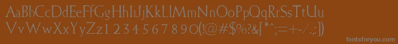 En savoir plus sur la police Elspeth Police Elspeth – polices grises sur fond brun