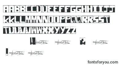 Pimper font – destroyed Fonts
