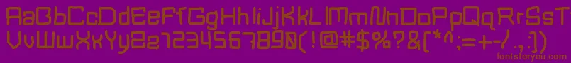 More about Mbblocktype Font Mbblocktype Font – Brown Fonts on Purple Background
