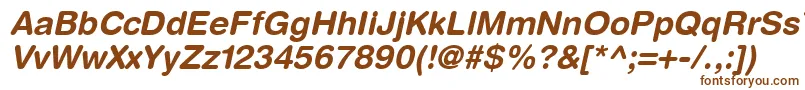 ContextRoundedSsiBoldItalic Font – Brown Fonts