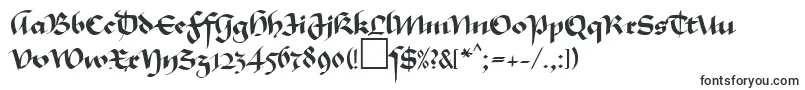 MaGkursiv1Db-Schriftart – Vektor-Schriften