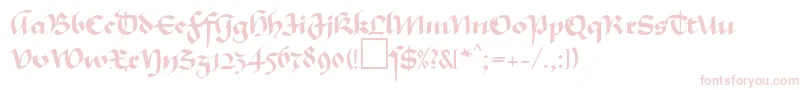 MaGkursiv1Db Font – Pink Fonts on White Background