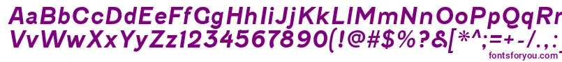 FenwickrgBolditalic-Schriftart – Violette Schriften