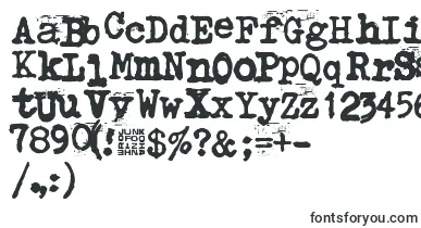 Typistys font – typewriter Fonts