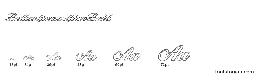 BallantinesoutlineBold Font Sizes