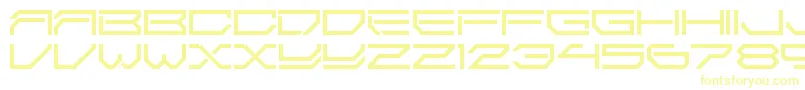 Шрифт 2589Ldr – жёлтые шрифты