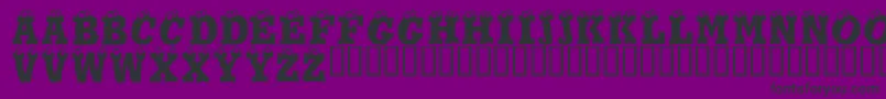 Eyesis ffy-Schriftart – Schwarze Schriften auf violettem Hintergrund