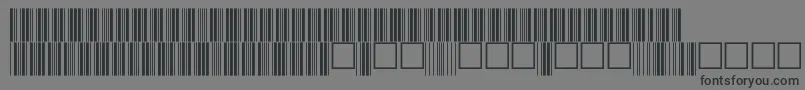 V100015 Font – Black Fonts on Gray Background