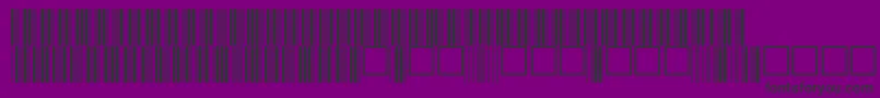 V100015 Font – Black Fonts on Purple Background