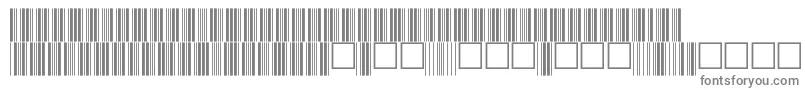 フォントV100015 – 白い背景に灰色の文字