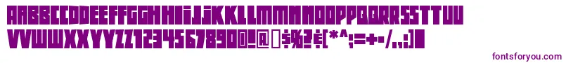Beethoven-fontti – violetit fontit valkoisella taustalla