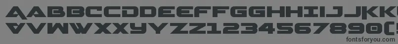 Geminaexpand-Schriftart – Schwarze Schriften auf grauem Hintergrund