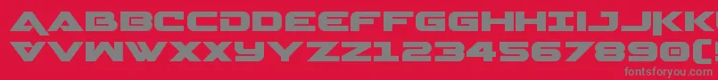 Weitere Informationen zur Geminaexpand-Schriftart Geminaexpand-Schriftart – Graue Schriften auf rotem Hintergrund