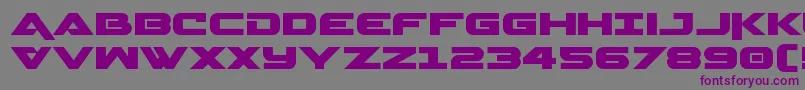 Шрифт Geminaexpand – фиолетовые шрифты на сером фоне