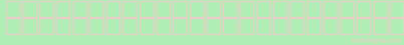 McsDiwany3SUNormal. Font – Pink Fonts on Green Background