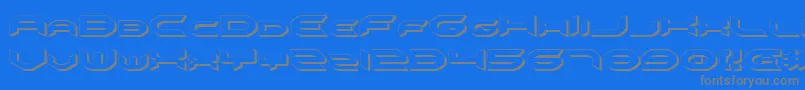 Подробнее о шрифте Omniv23D Шрифт Omniv23D – серые шрифты на синем фоне