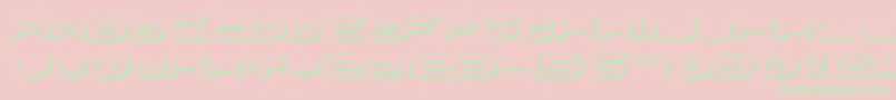 Más sobre la fuente Omniv23D fuente Omniv23D – Fuentes Verdes Sobre Fondo Rosa