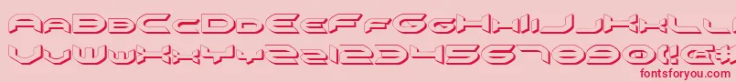 More about Omniv23D Font Omniv23D Font – Red Fonts on Pink Background