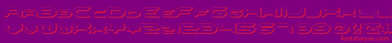 More about Omniv23D Font Omniv23D Font – Red Fonts on Purple Background