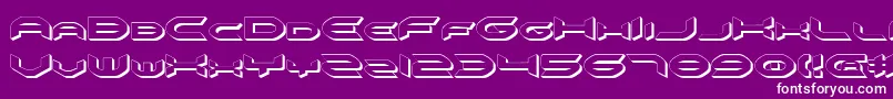 More about Omniv23D Font Omniv23D Font – White Fonts on Purple Background