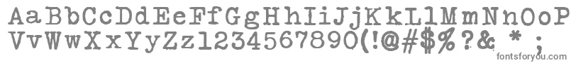 Шрифт SilkremingtonSbold – серые шрифты