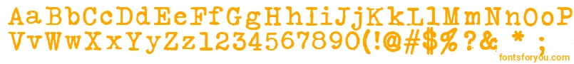 Шрифт SilkremingtonSbold – оранжевые шрифты