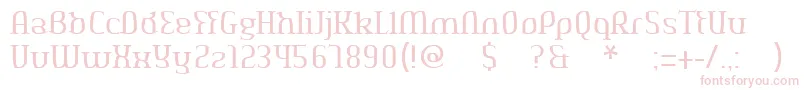 Aeshmadeavaregularoldserif Font – Pink Fonts on White Background