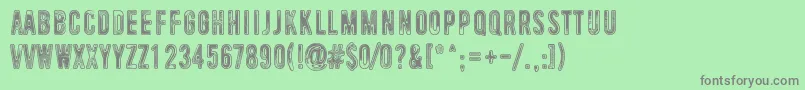 More about UniversalMind Font UniversalMind Font – Gray Fonts on Green Background