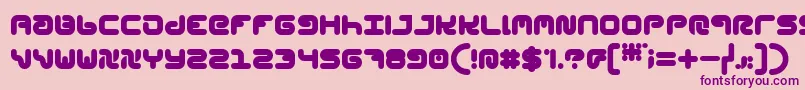 StylPlain Font – Purple Fonts on Pink Background