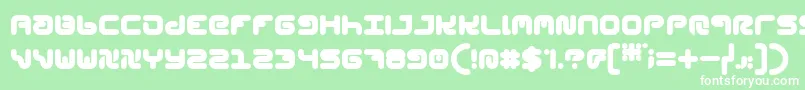 StylPlain Font – White Fonts on Green Background