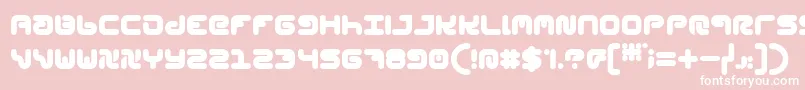 StylPlain Font – White Fonts on Pink Background