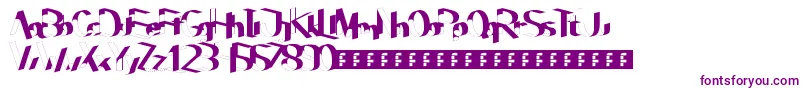 Poser Font – Purple Fonts on White Background